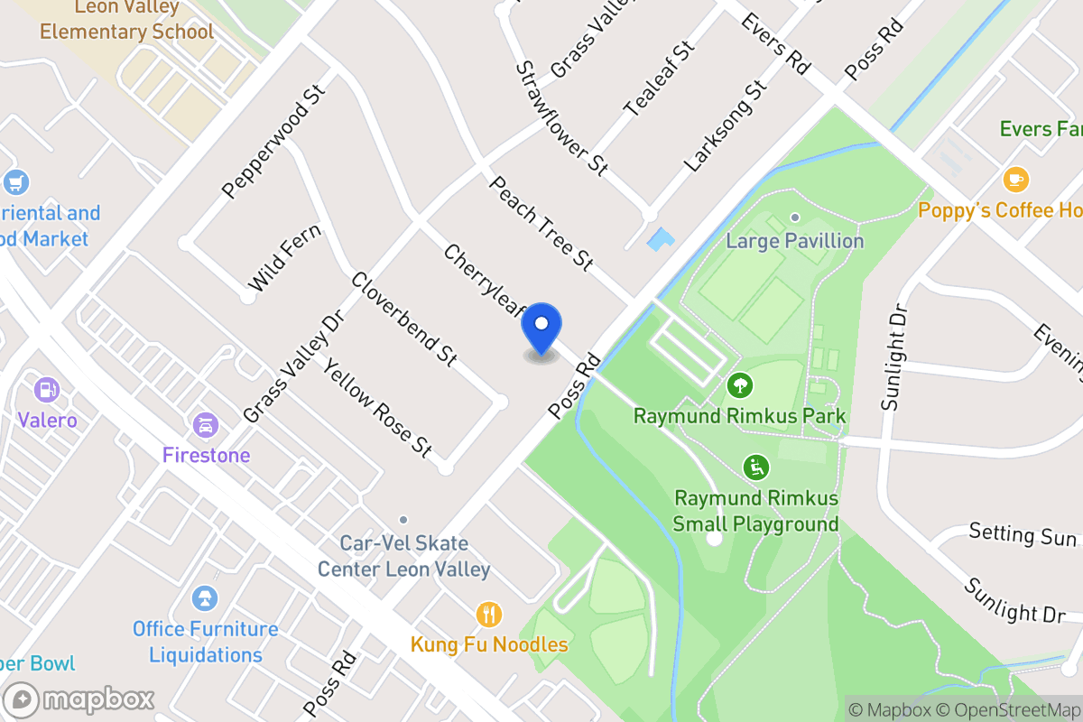 Map of 6608  Cherryleaf St