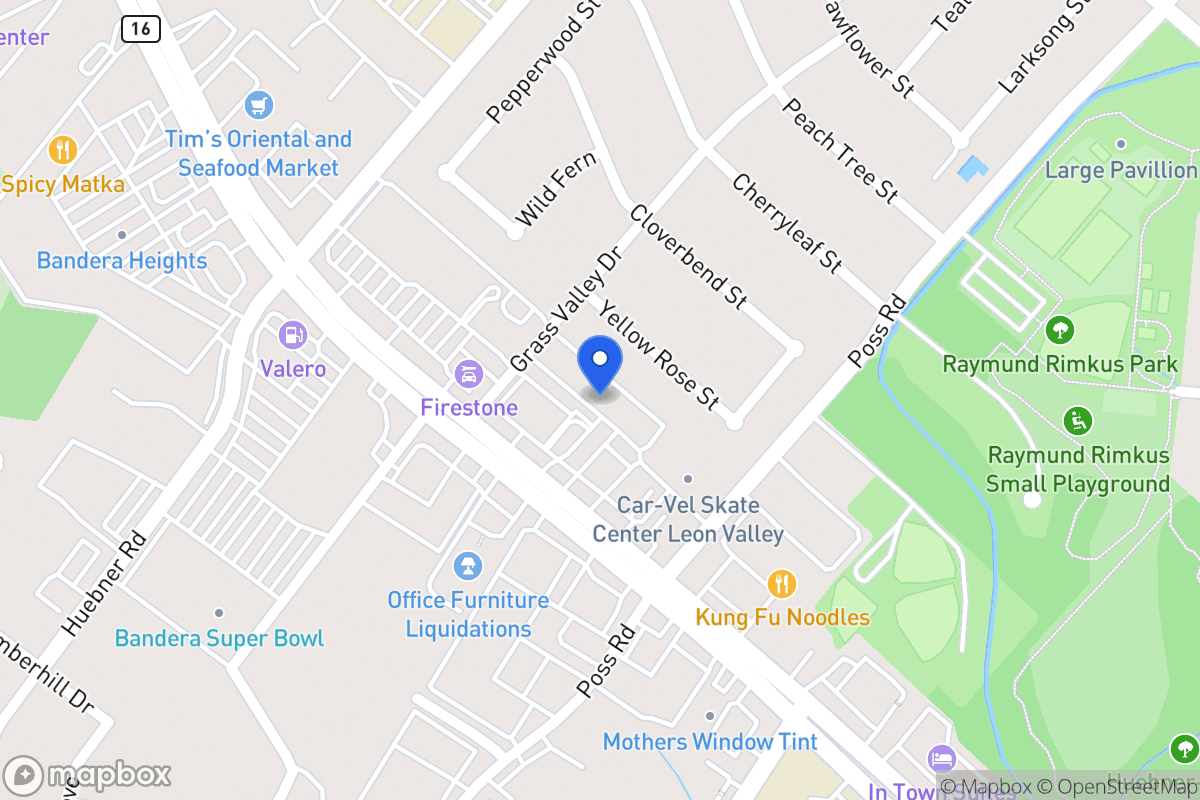 Map of 6883  Bandera Rd