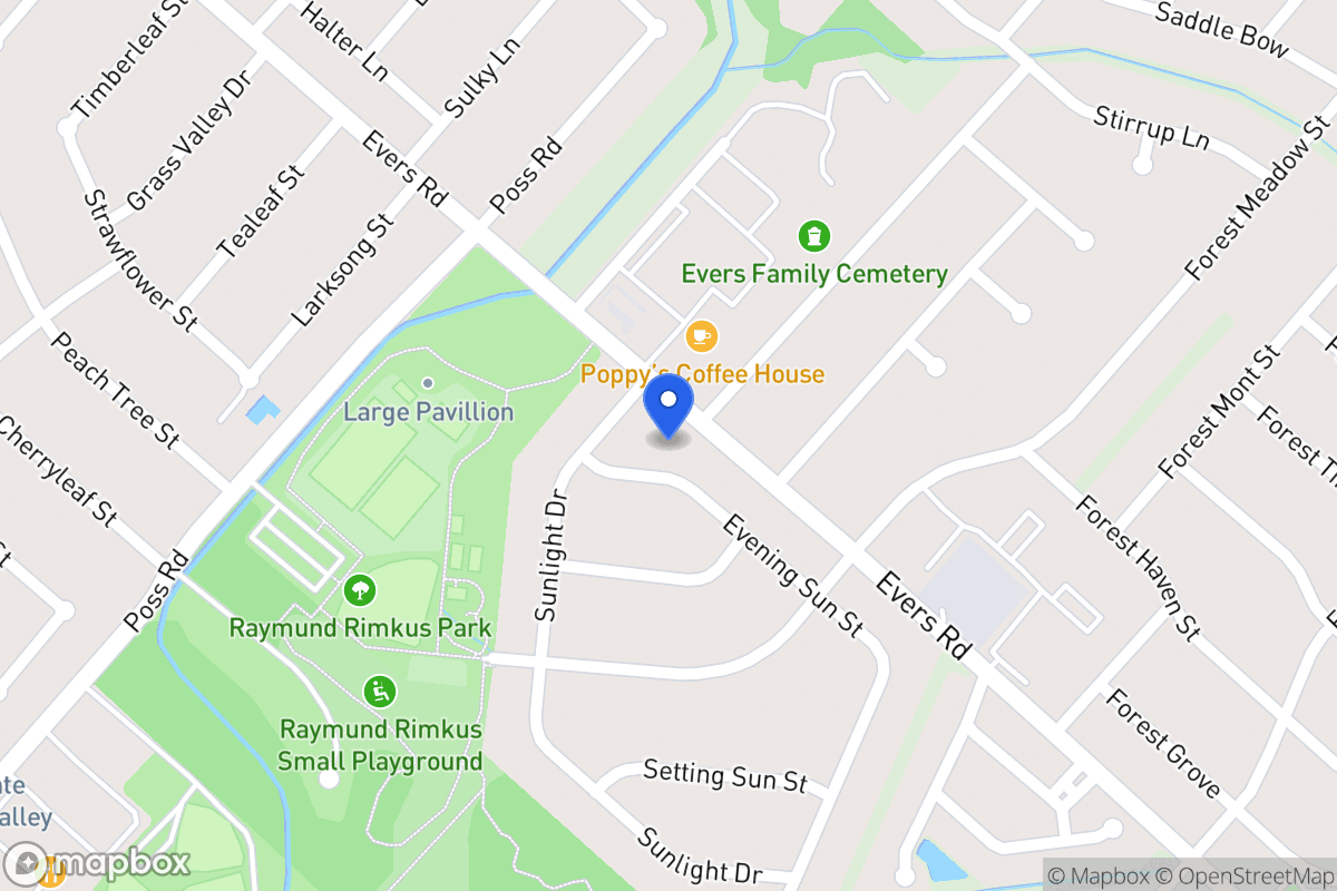 Map of 7035  Evening Sun St