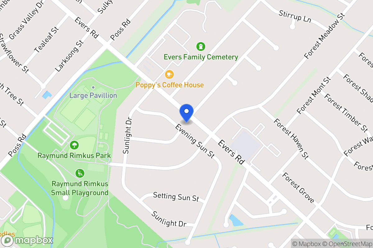Map of 7015  Evening Sun St
