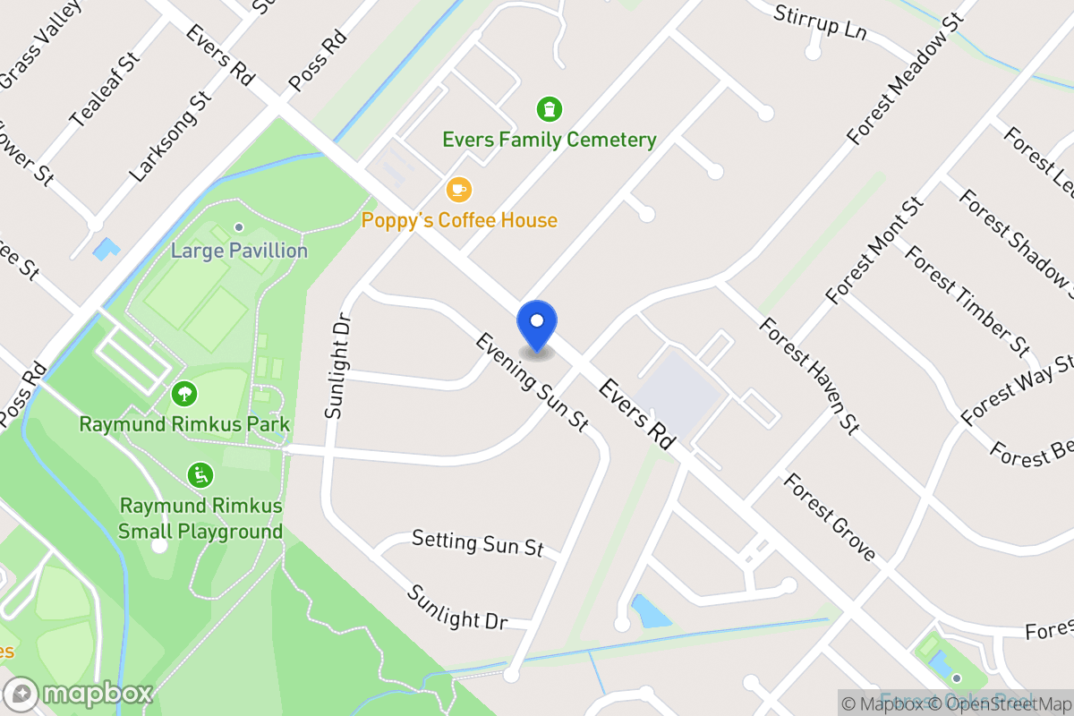 Map of 7007  Evening Sun St