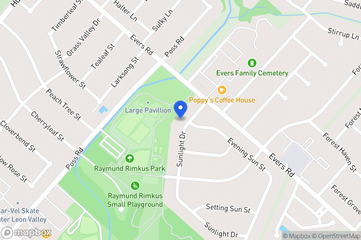 Map of 6939  Sunlight Dr