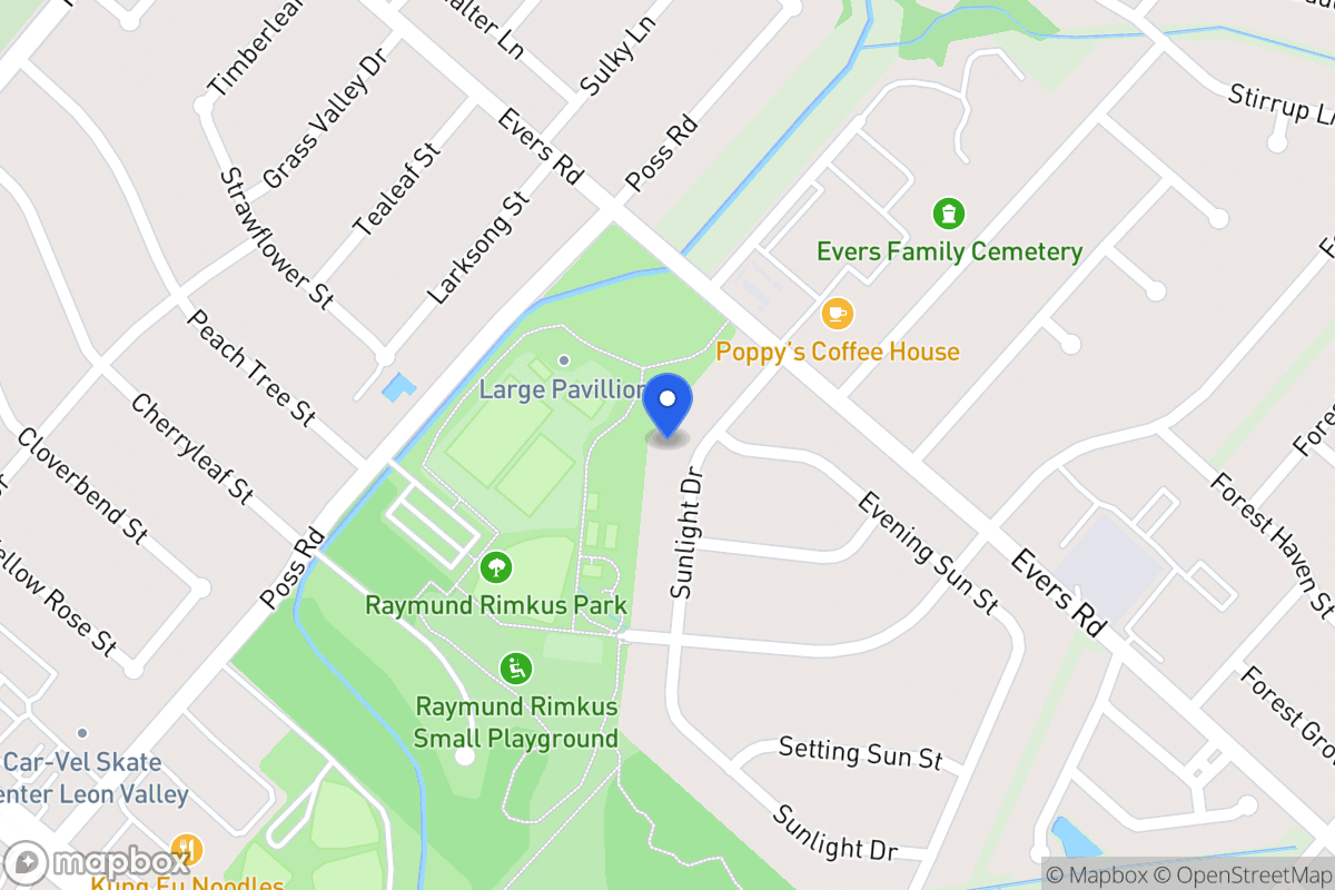 Map of 6935  Sunlight Dr