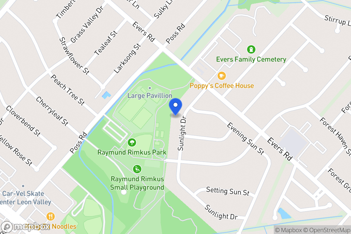 Map of 6931  Sunlight Dr