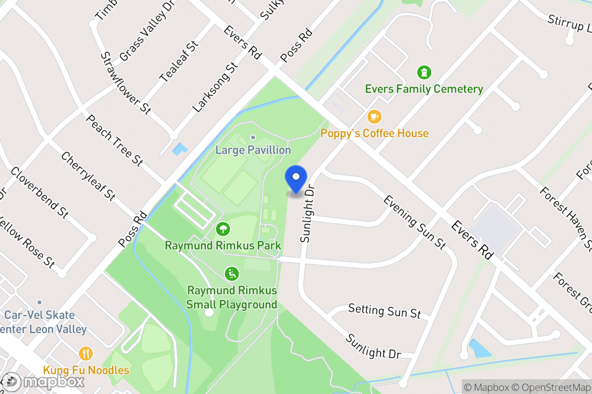 Map of 6927  Sunlight Dr