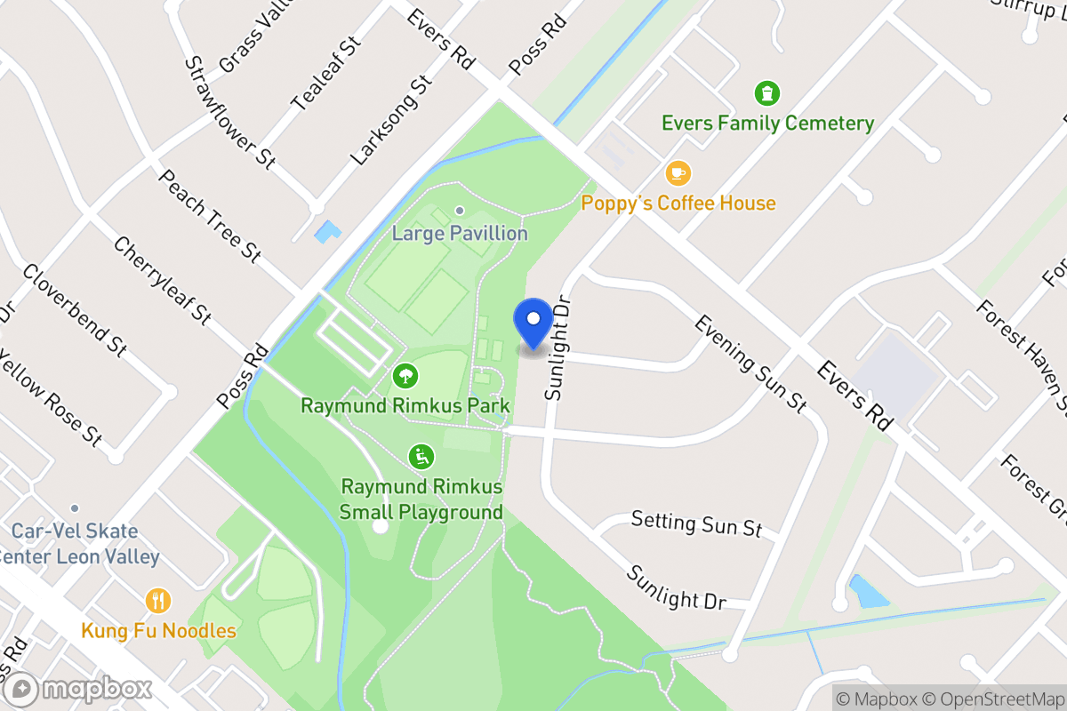 Map of 6915  Sunlight Dr