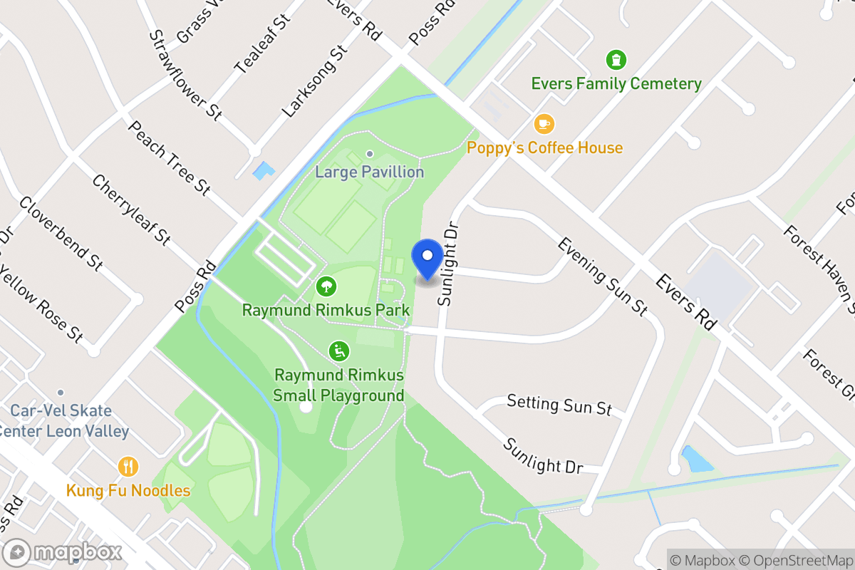 Map of 6911  Sunlight Dr
