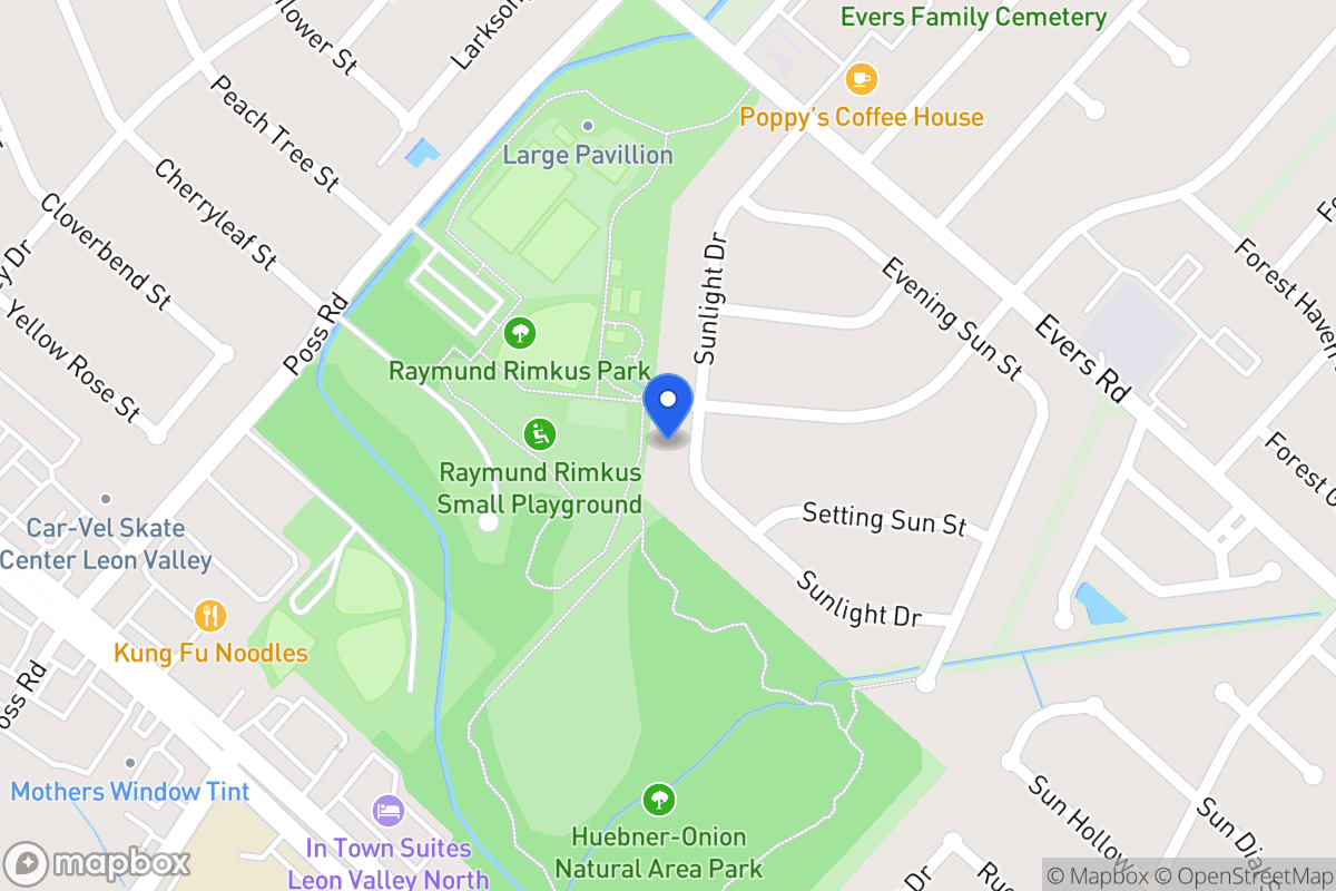 Map of 6835  Sunlight Dr