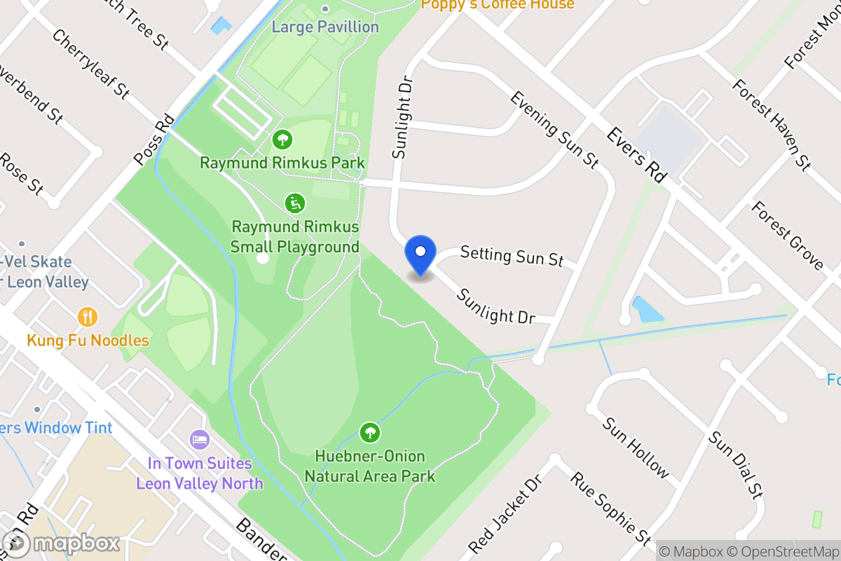 Map of 6739  Sunlight Dr