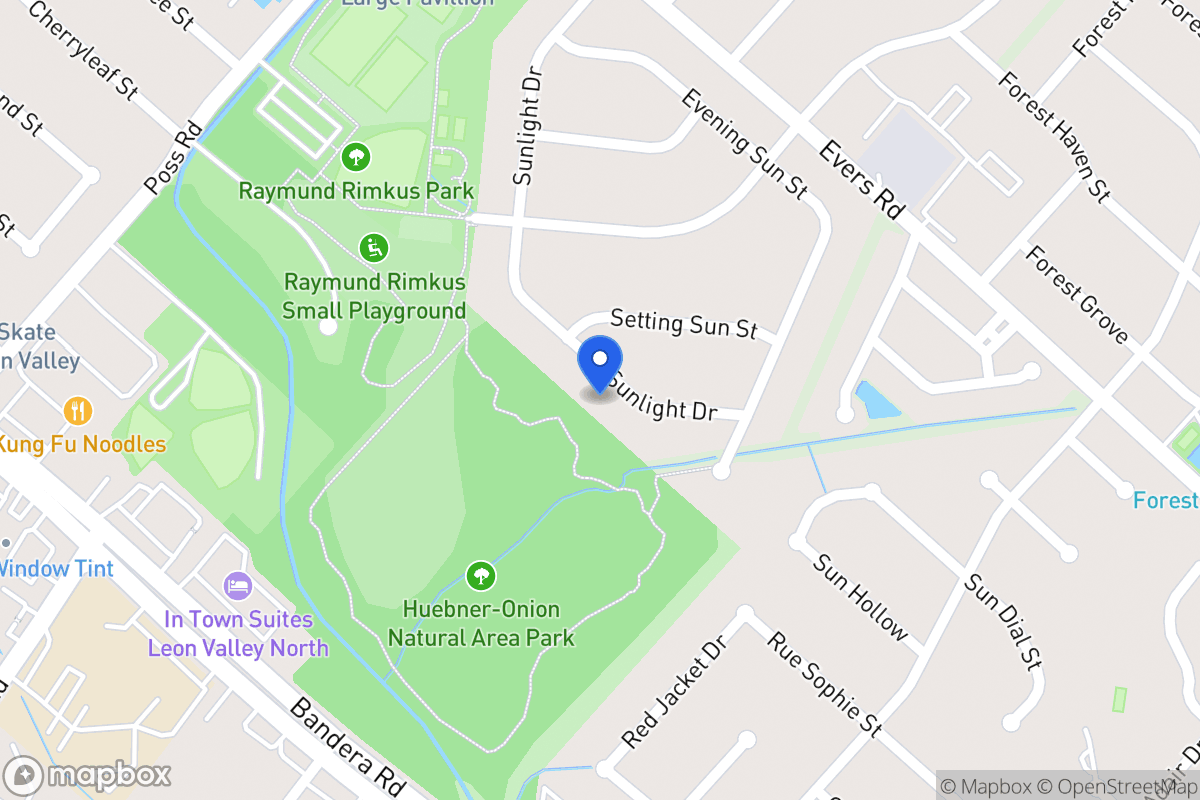 Map of 6727  Sunlight Dr