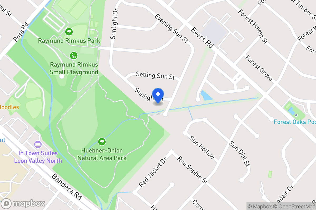 Map of 6707  Sunlight Dr