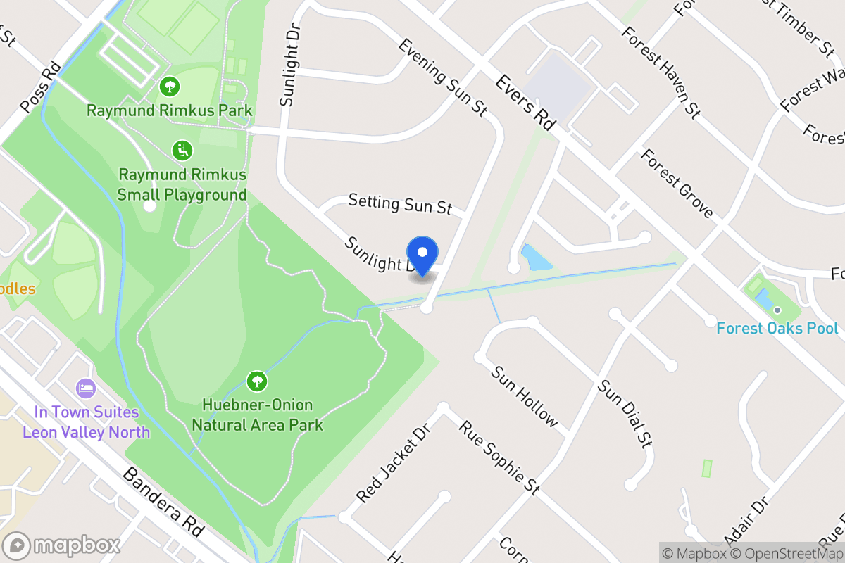 Map of 6703  Sunlight Dr