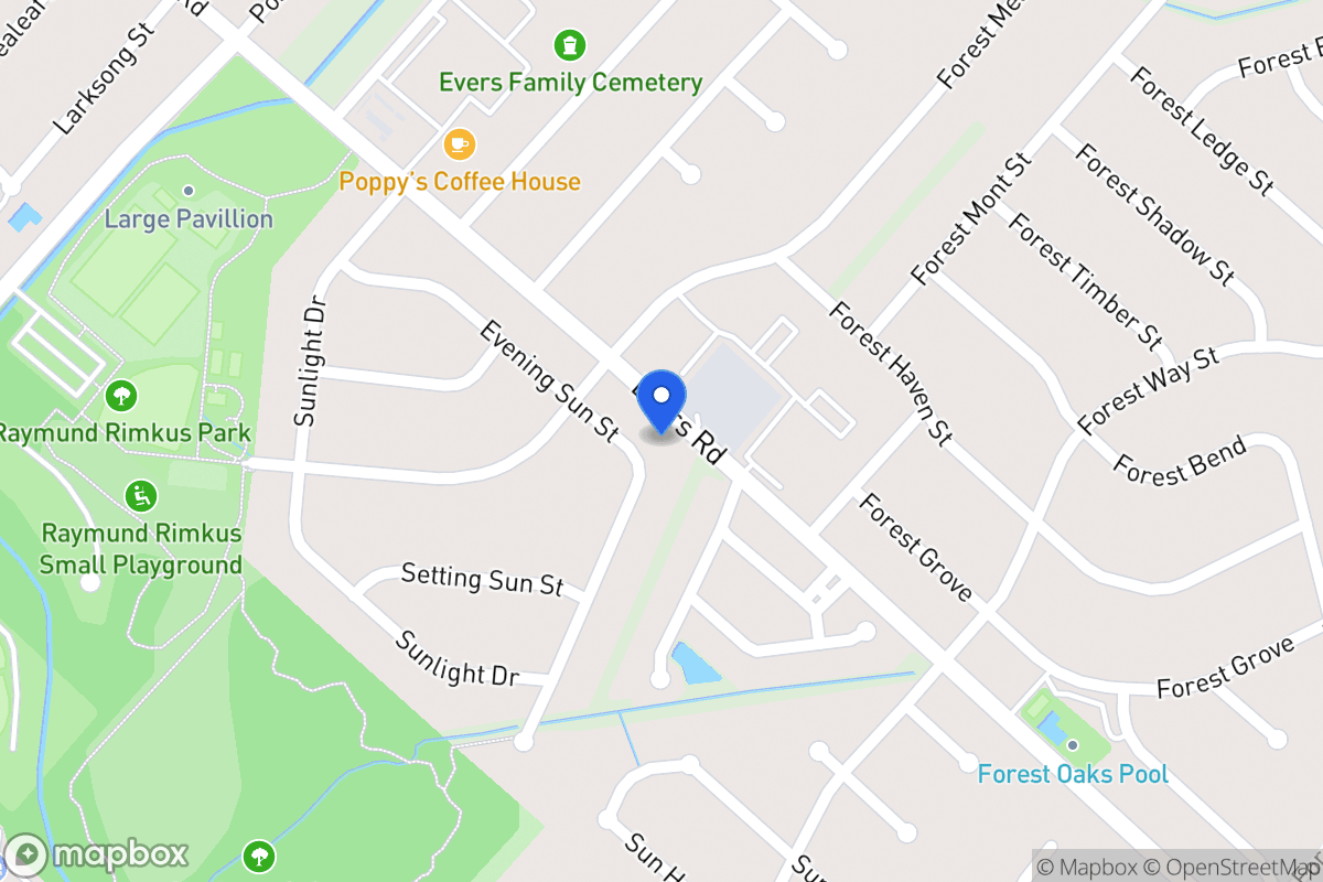 Map of 6919  Evening Sun St