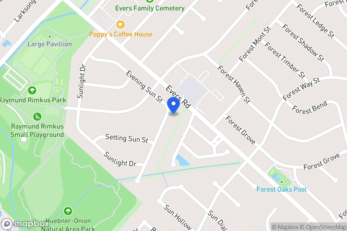Map of 6823  Evening Sun St