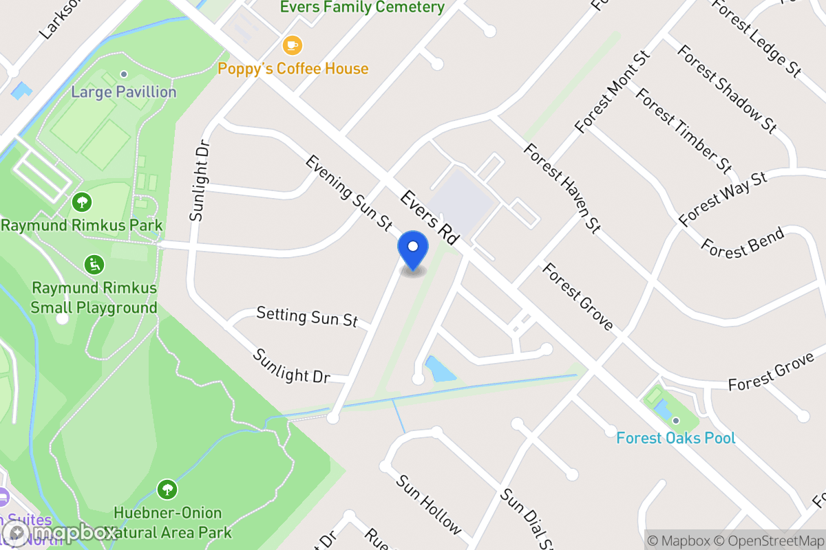 Map of 6819  Evening Sun St