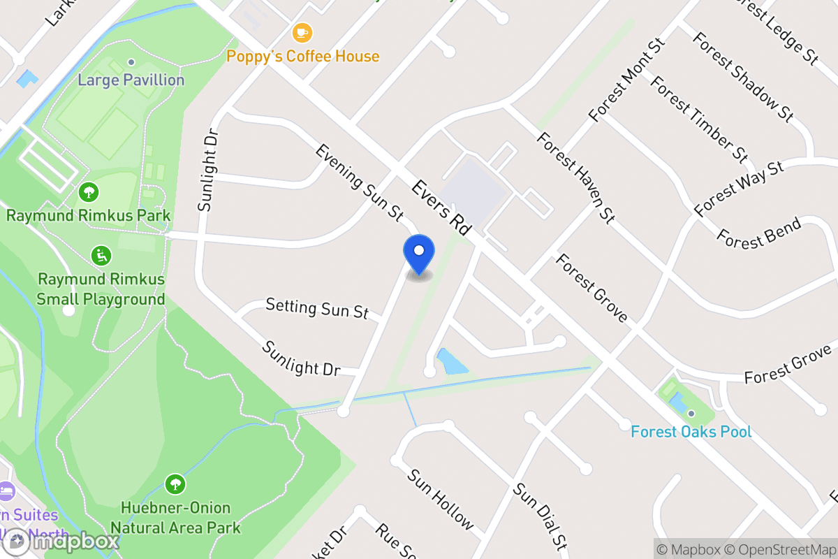 Map of 6815  Evening Sun St