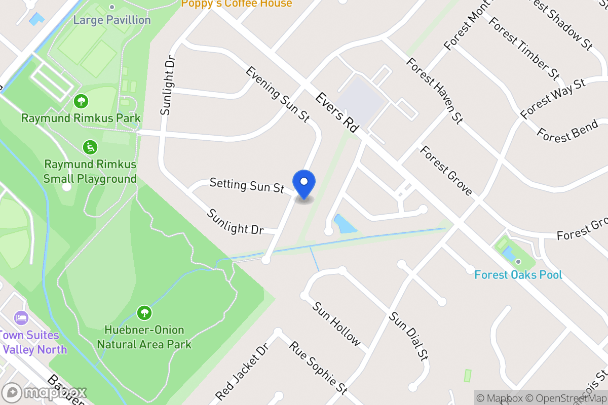 Map of 6735  Evening Sun St