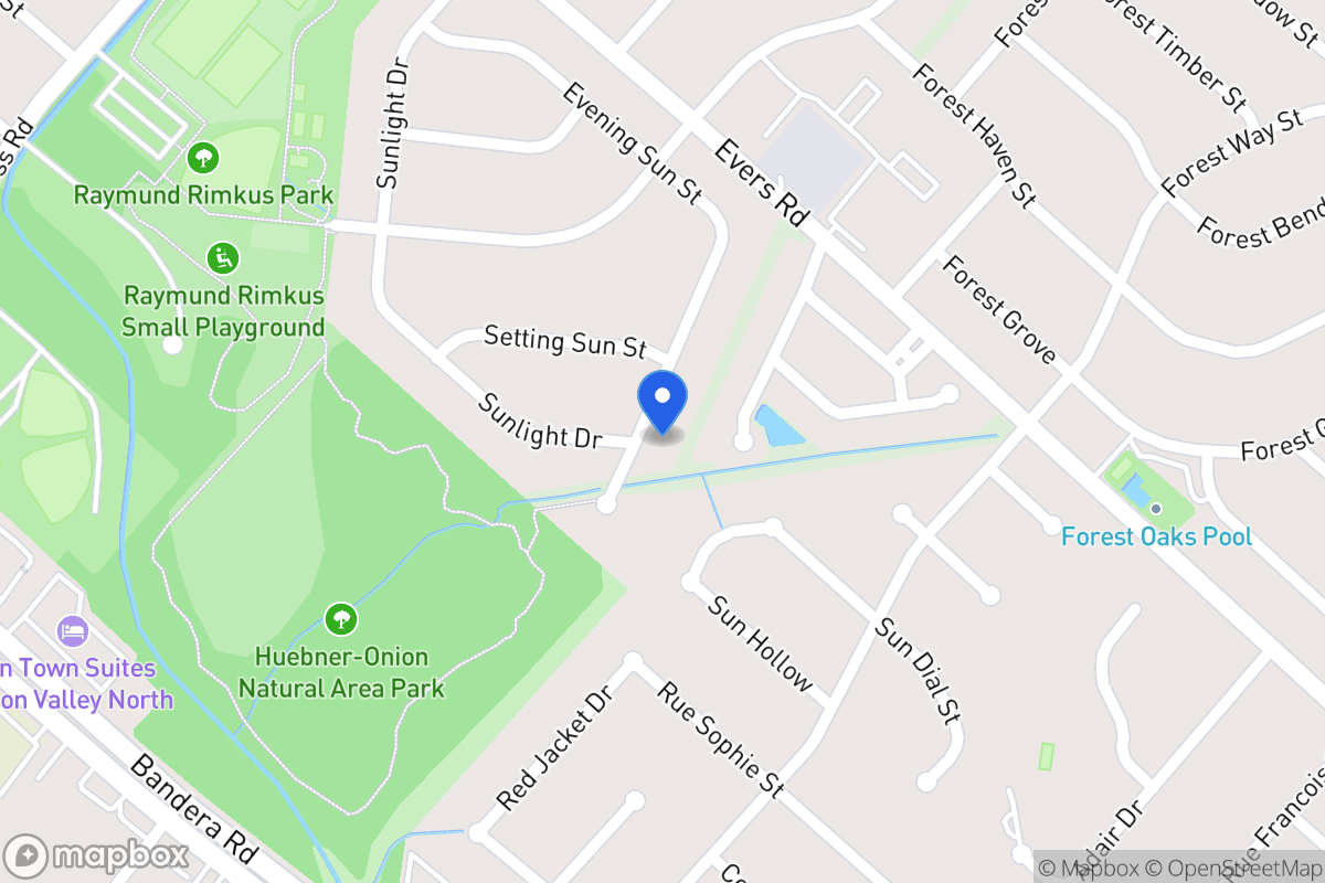 Map of 6723  Evening Sun St