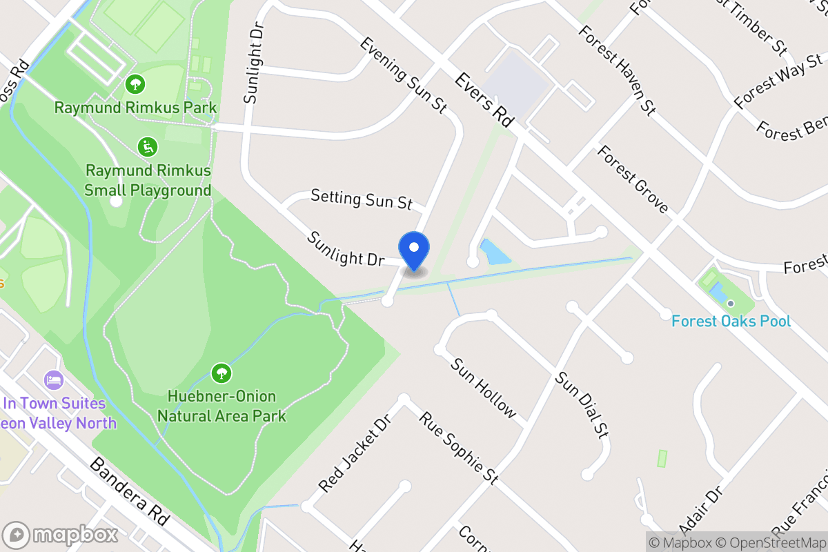 Map of 6719  Evening Sun St