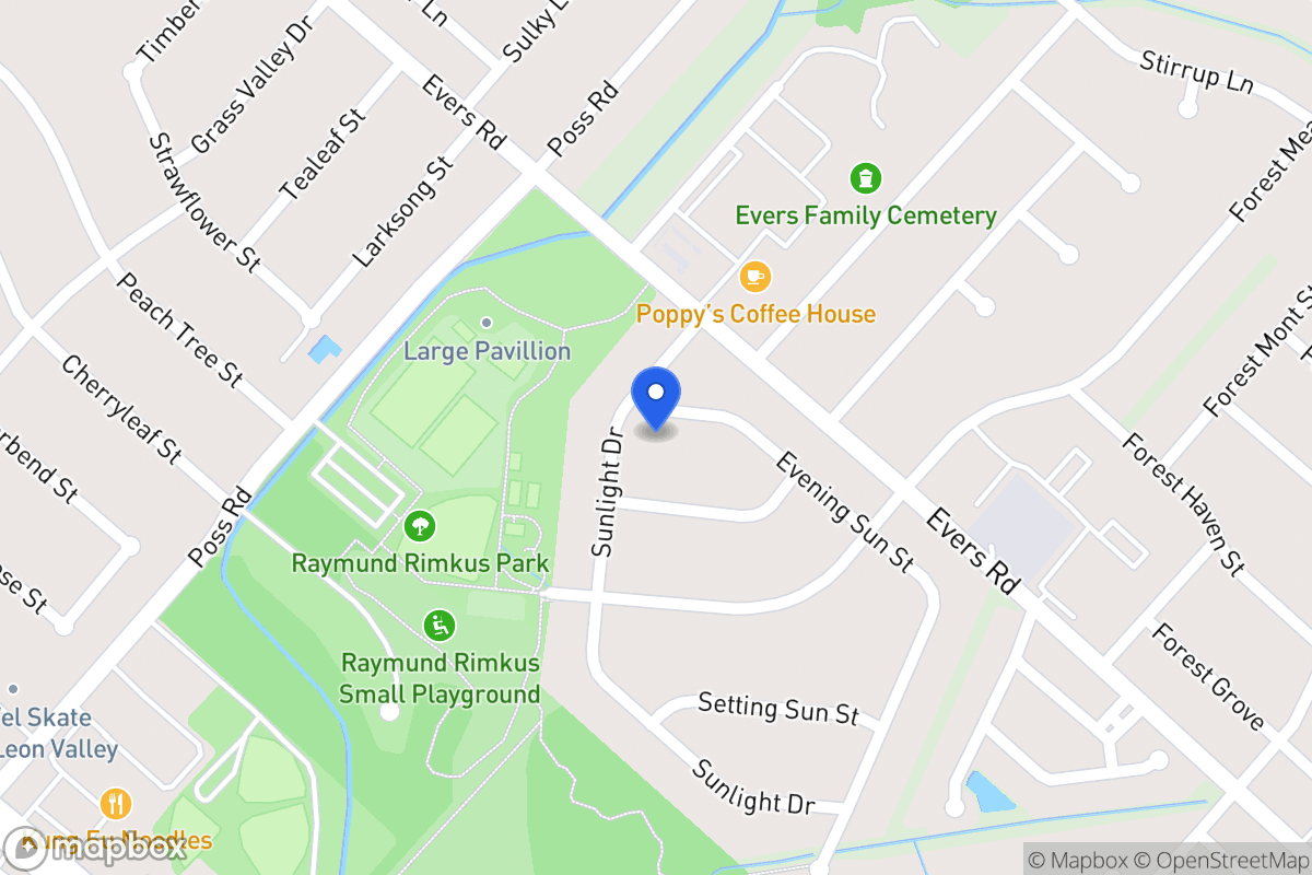 Map of 7042  Evening Sun St