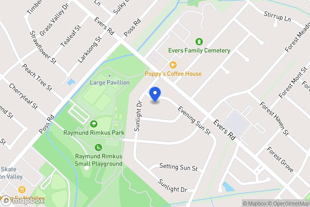 Map of 7038  Evening Sun St