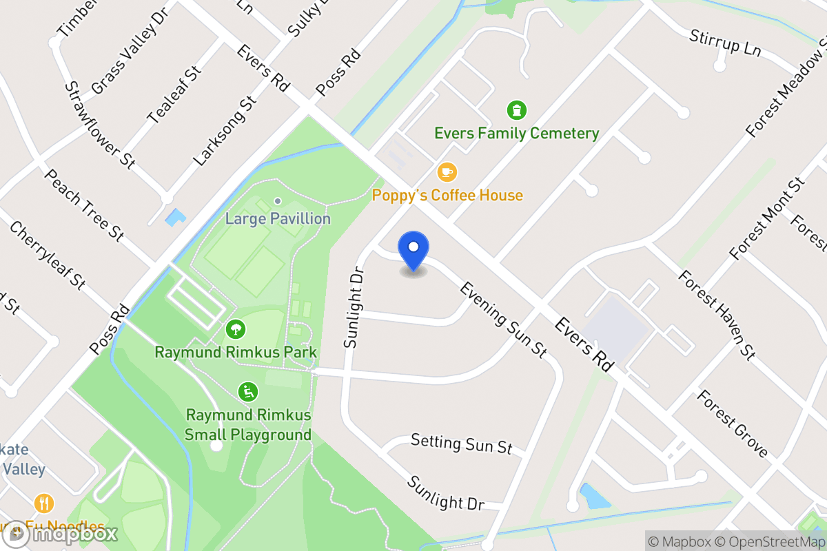 Map of 7034  Evening Sun St