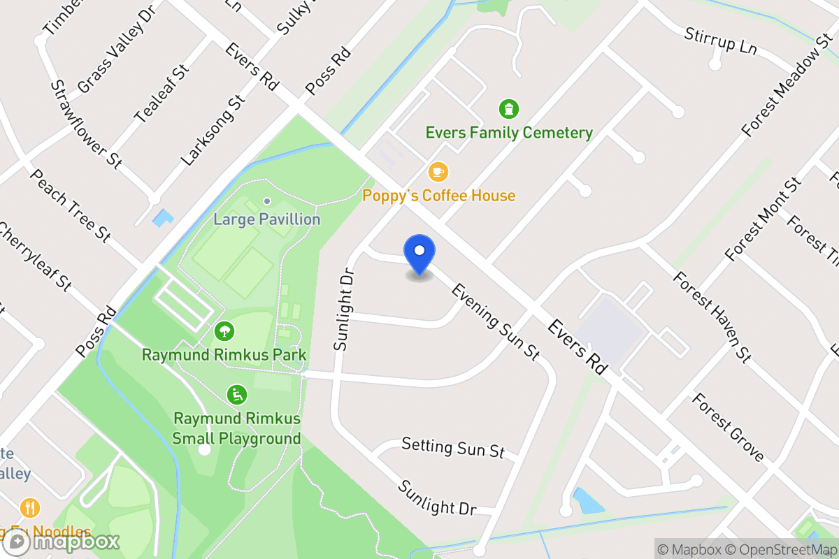 Map of 7026  Evening Sun St