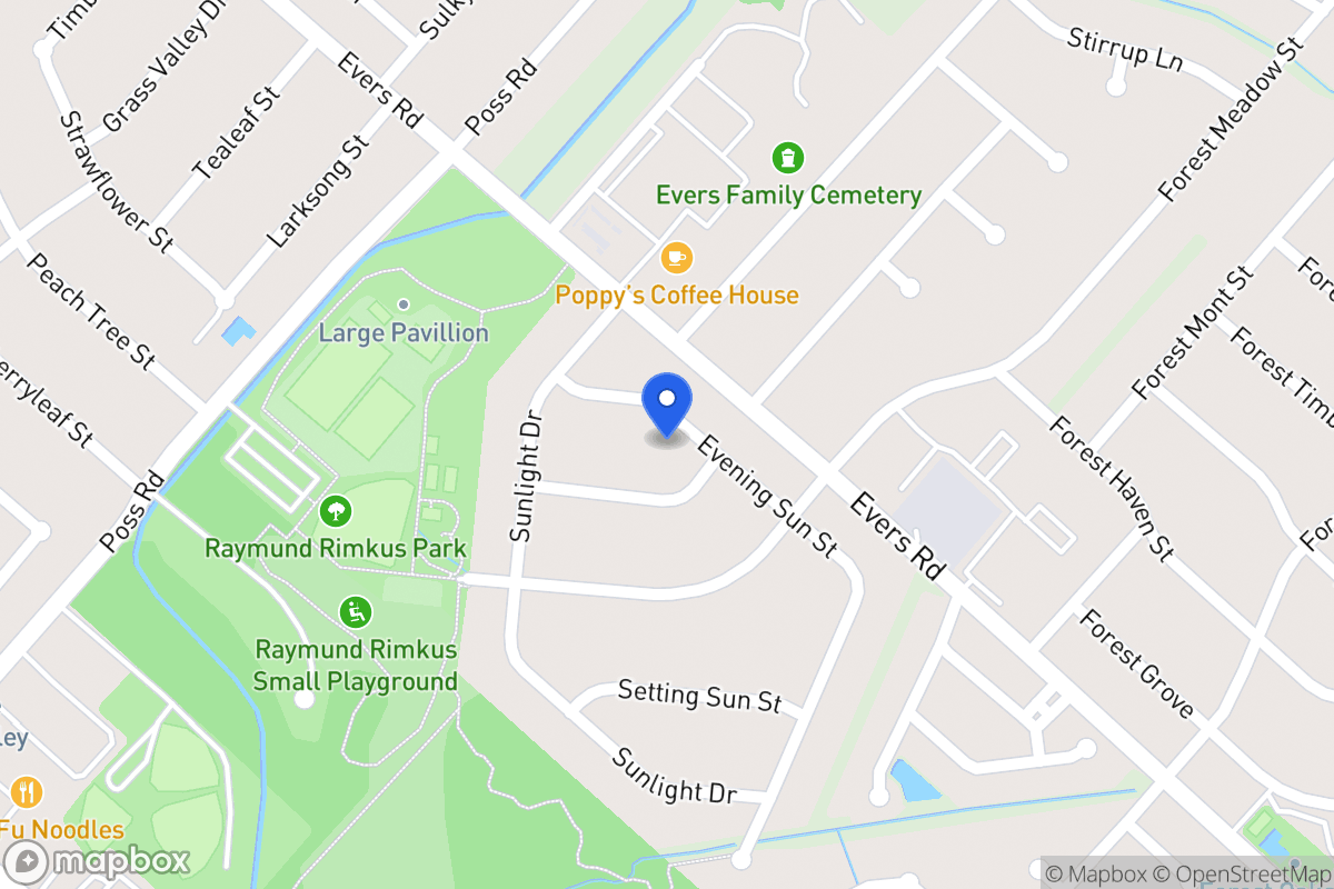 Map of 7022  Evening Sun St