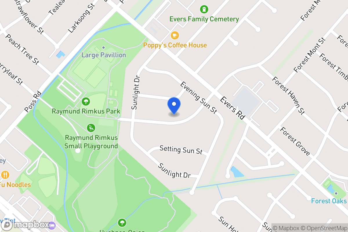 Map of 6827  Forest Meadow St