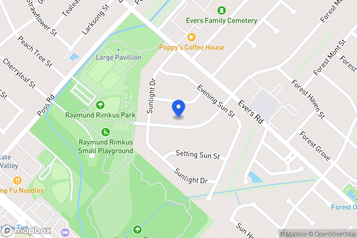 Map of 6819  Forest Meadow St
