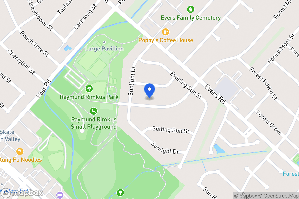 Map of 6815  Forest Meadow St