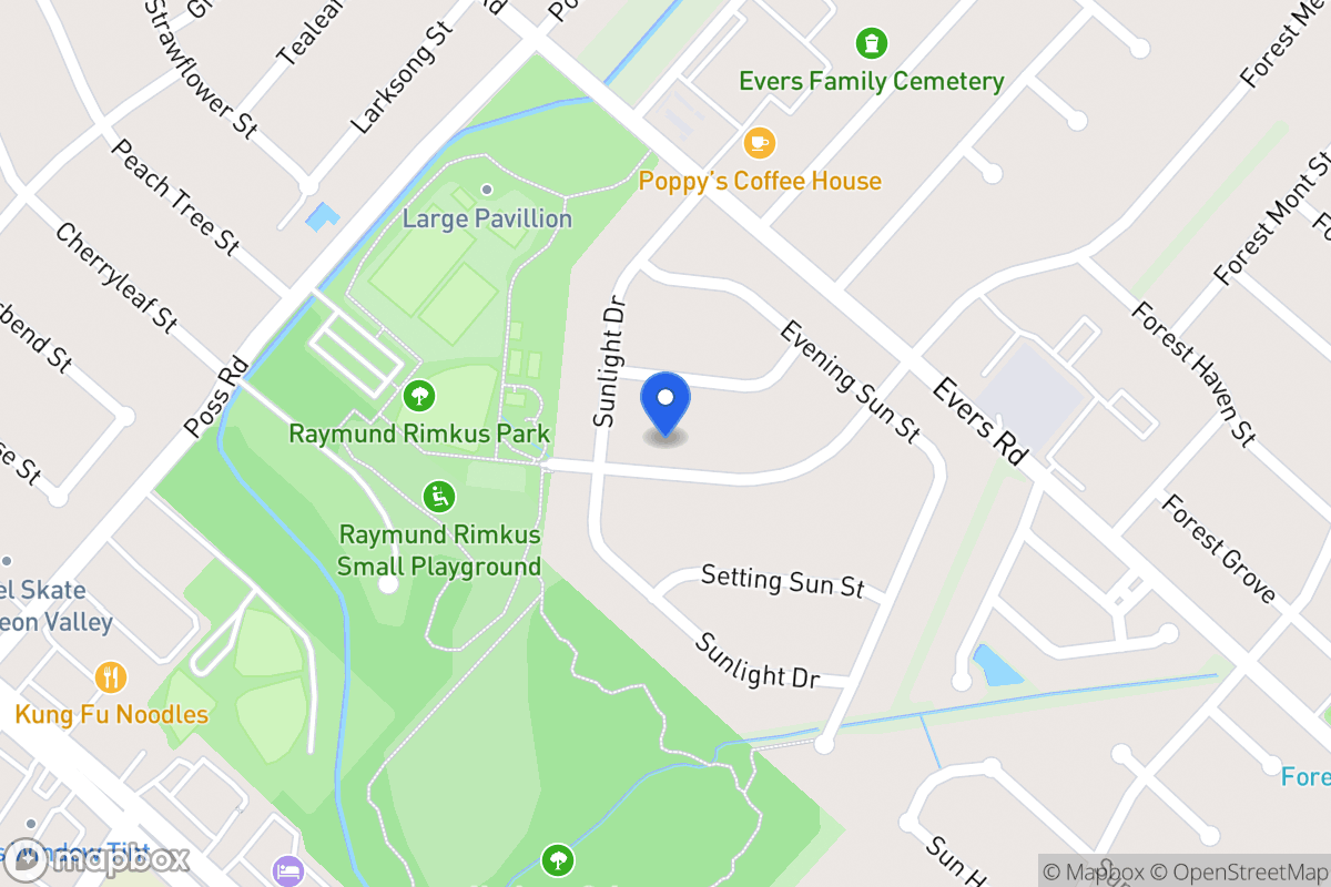 Map of 6811  Forest Meadow St