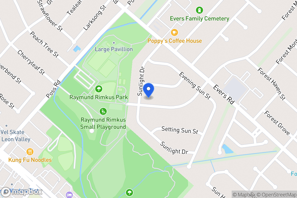Map of 6807  Forest Meadow St