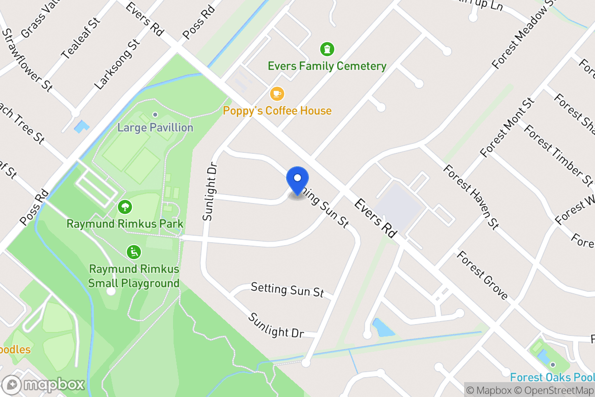 Map of 7010  Evening Sun St
