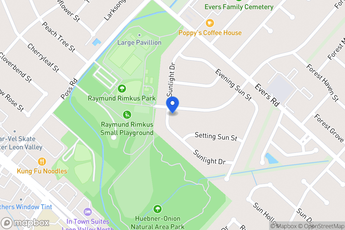 Map of 6802  Forest Meadow St