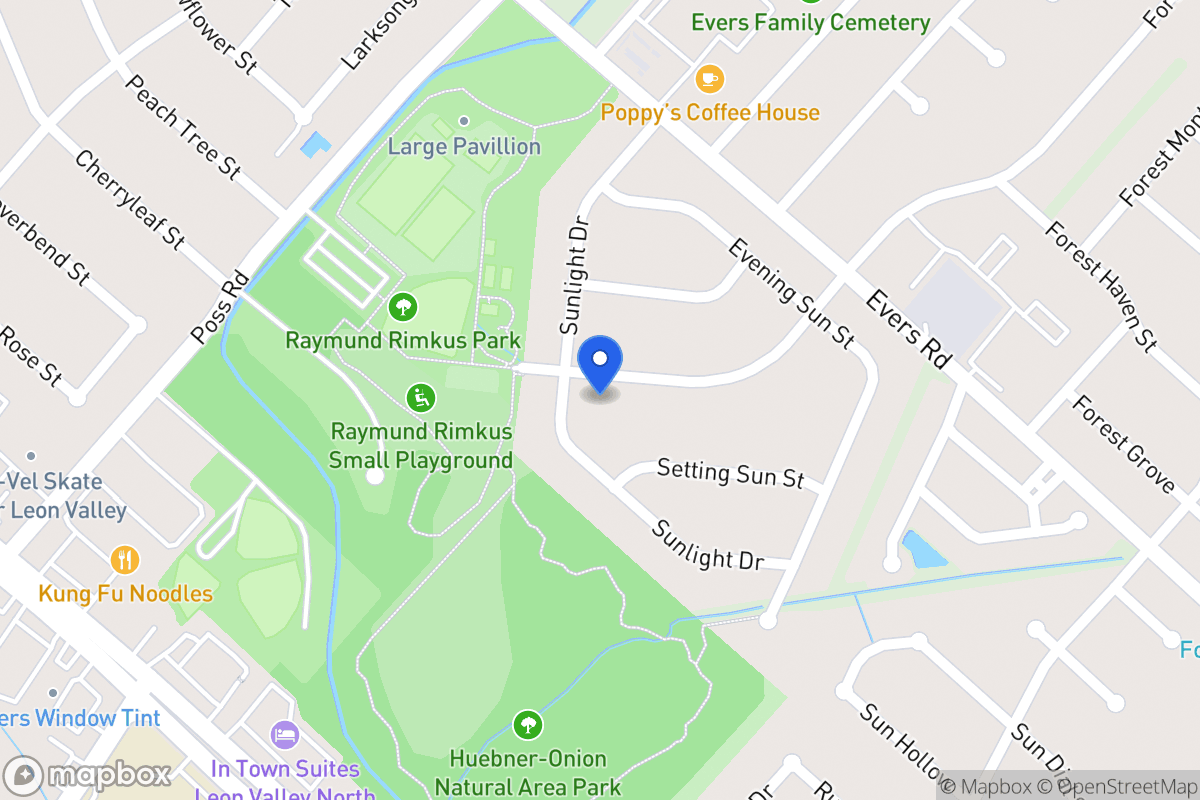 Map of 6806  Forest Meadow St