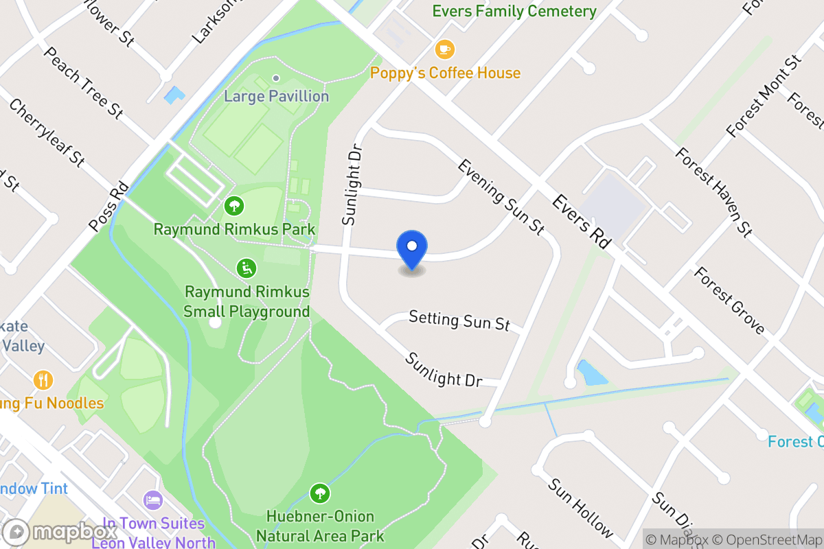 Map of 6818  Forest Meadow St