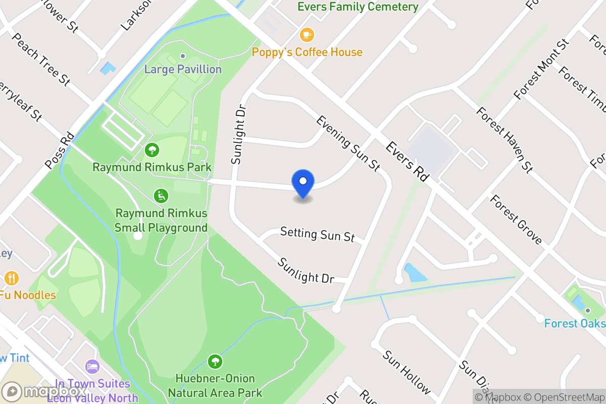 Map of 6826  Forest Meadow St