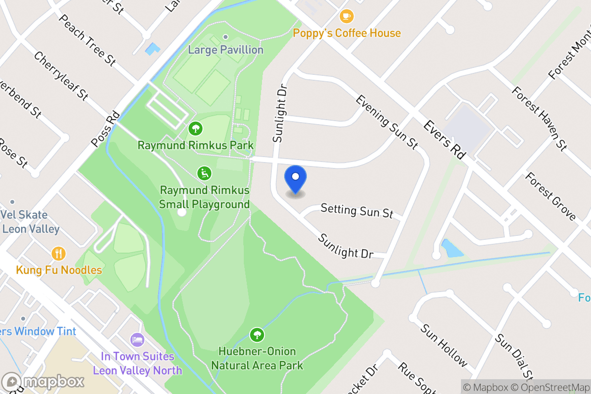 Map of 6806  Sunlight Dr