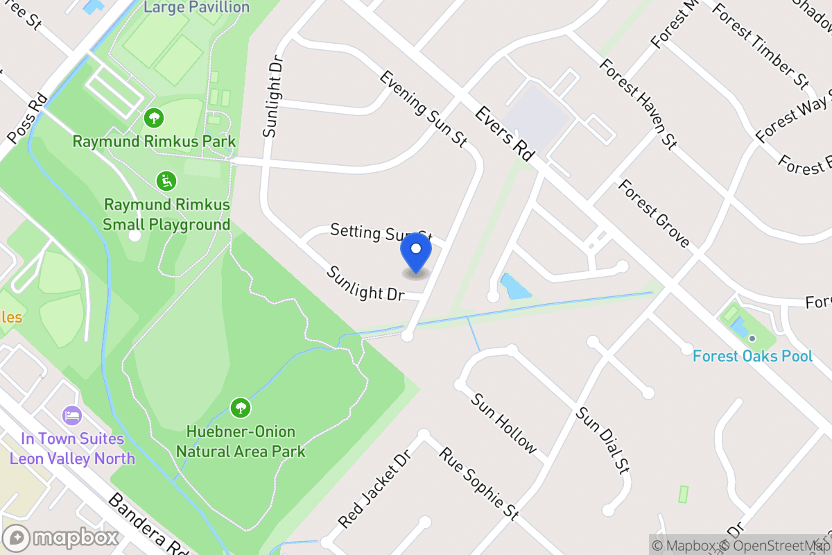 Map of 6702  Sunlight Dr