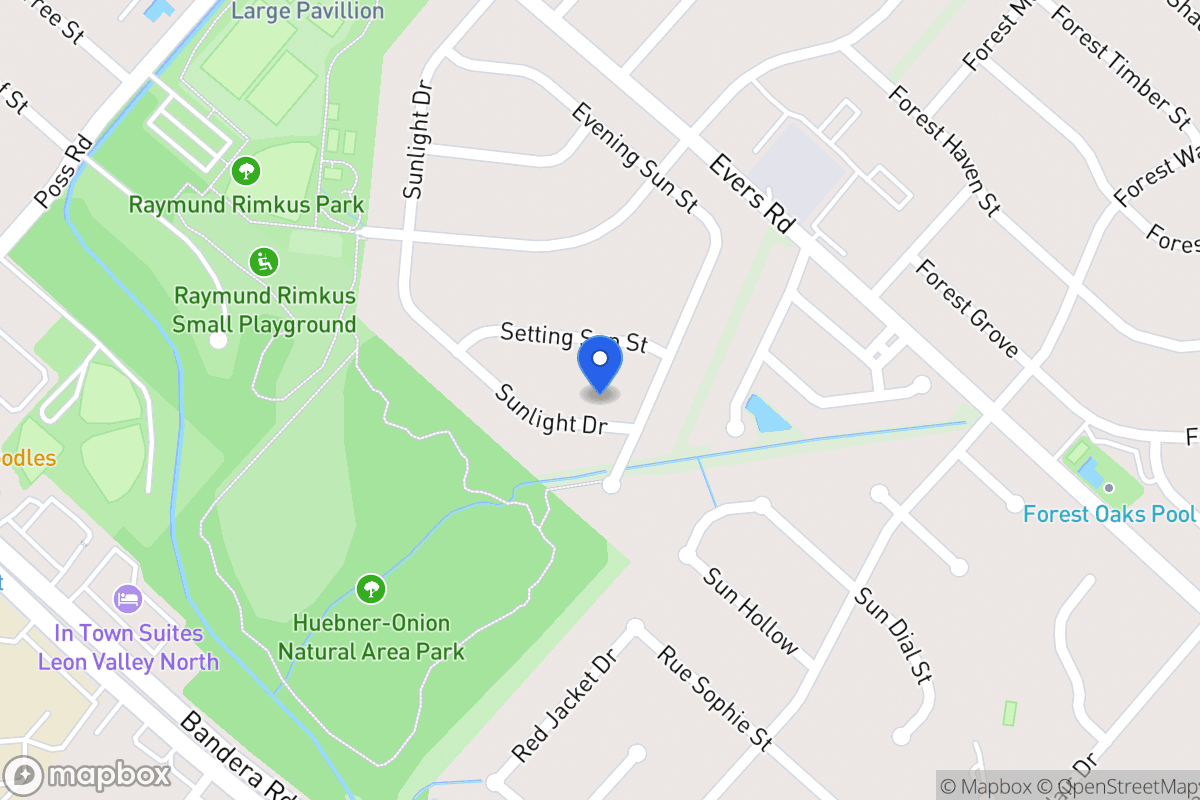 Map of 6706  Sunlight Dr