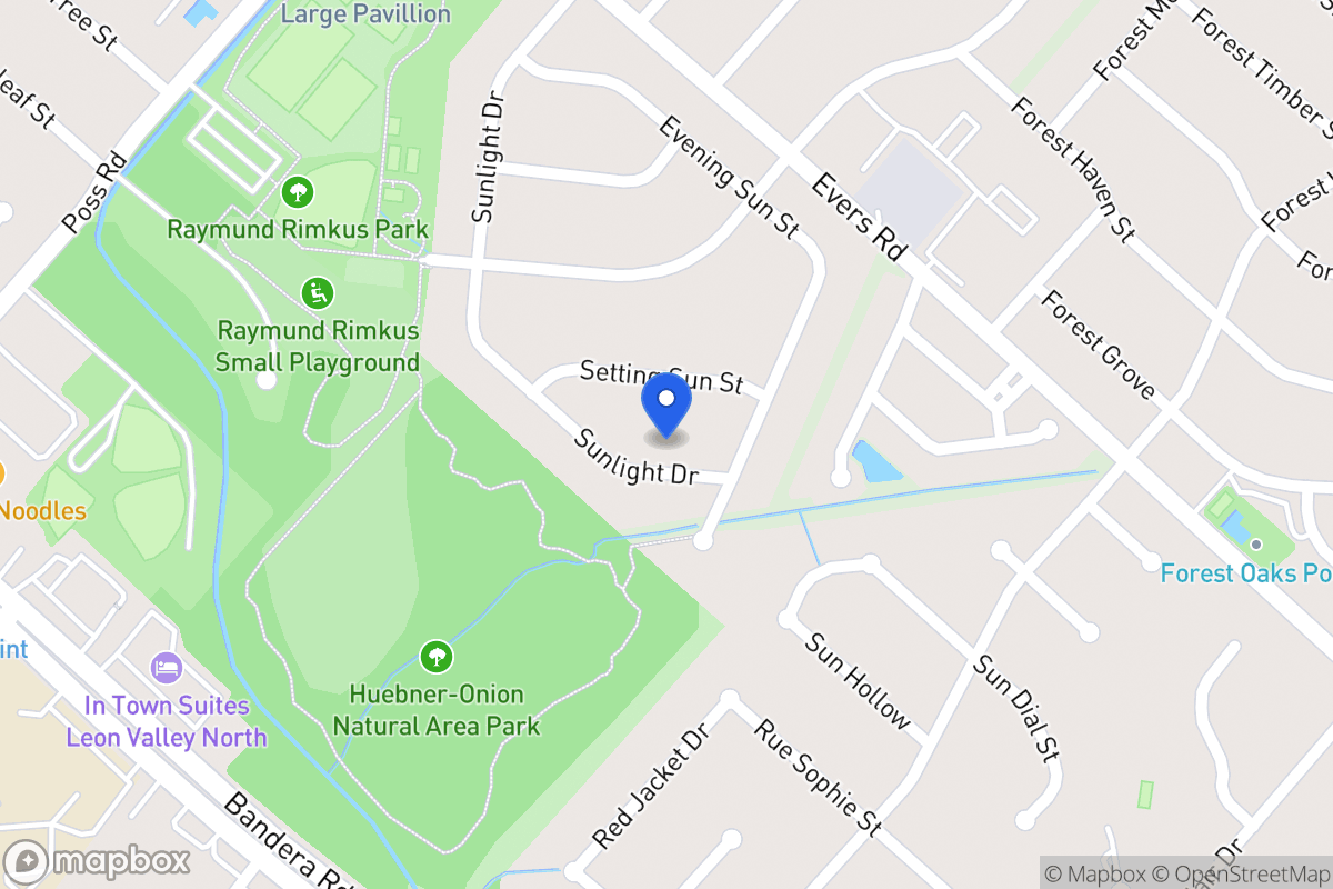 Map of 6710  Sunlight Dr