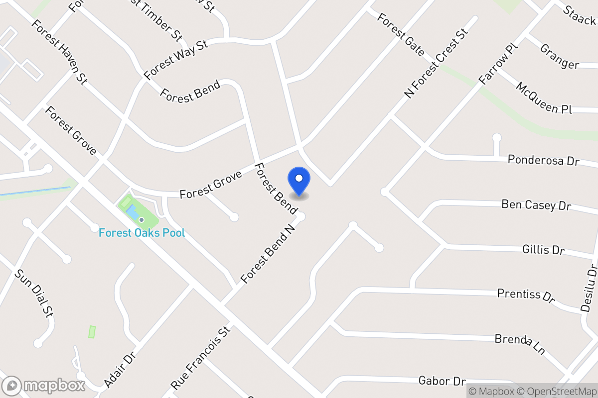 Map of 6002  Forest Bnd