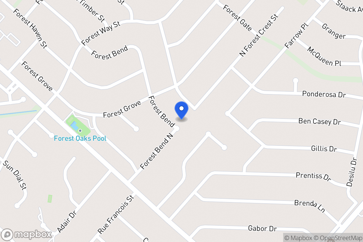 Map of 6730 N Forest Bnd