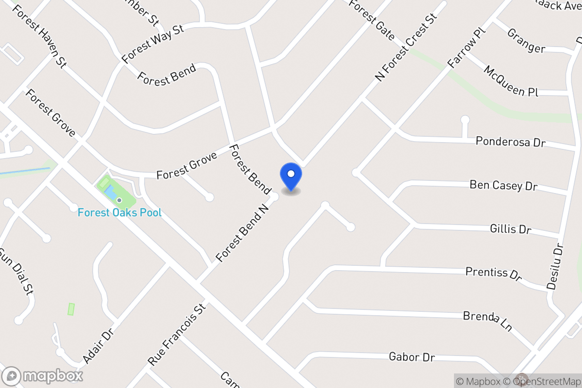 Map of 6726 N Forest Bnd
