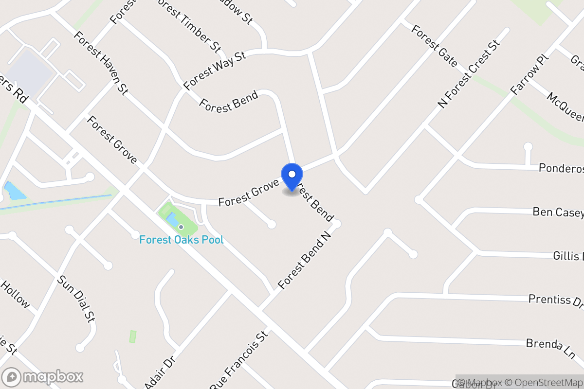 Map of 6015  Forest Bnd