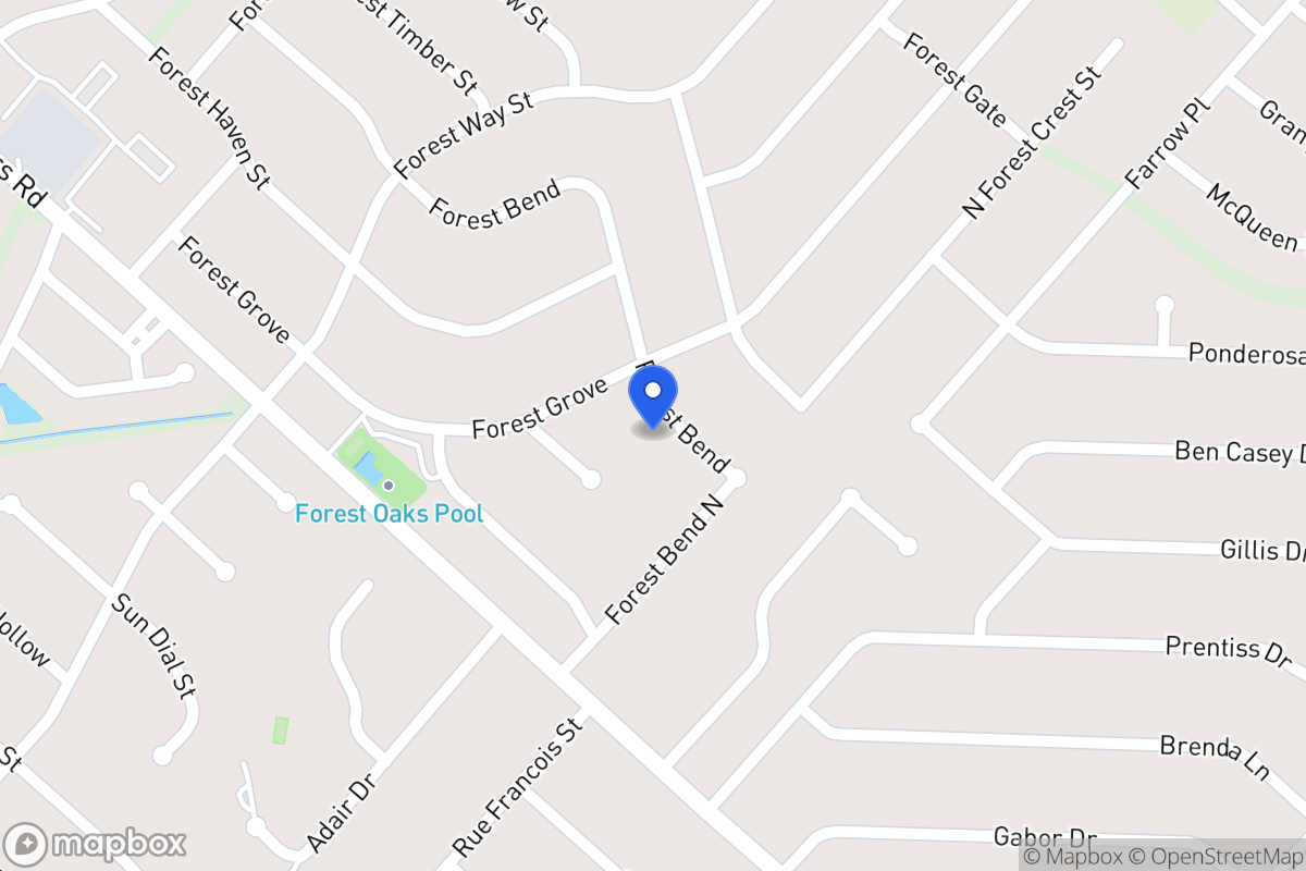 Map of 6011  Forest Bnd