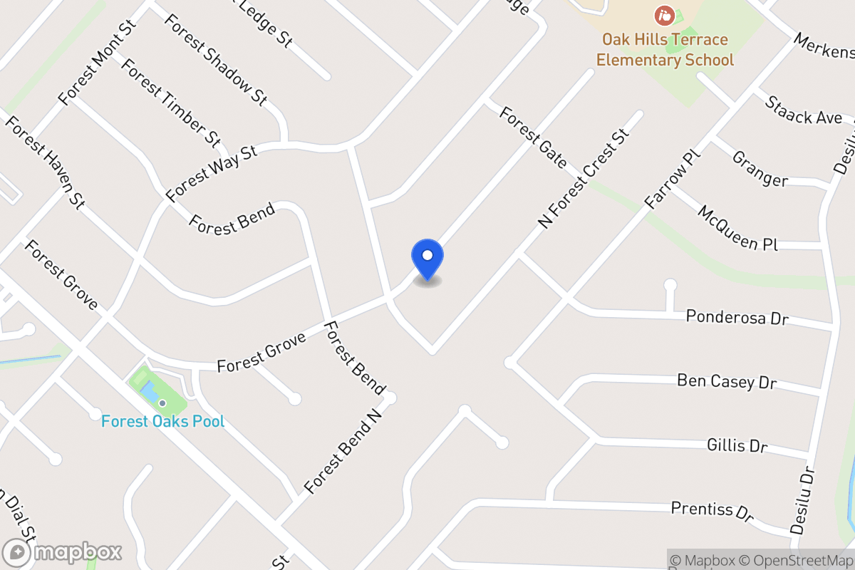 Map of 6810  Forest Grv