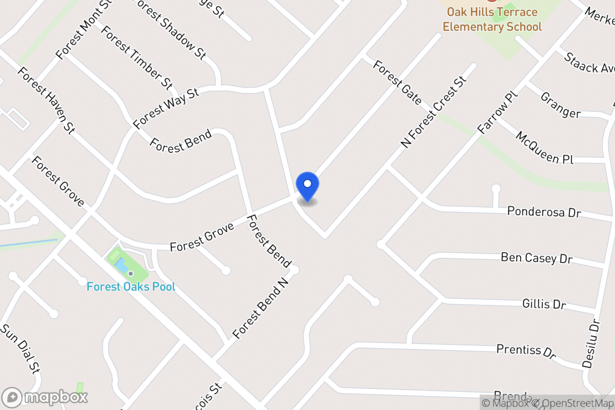 Map of 6802  Forest Grv
