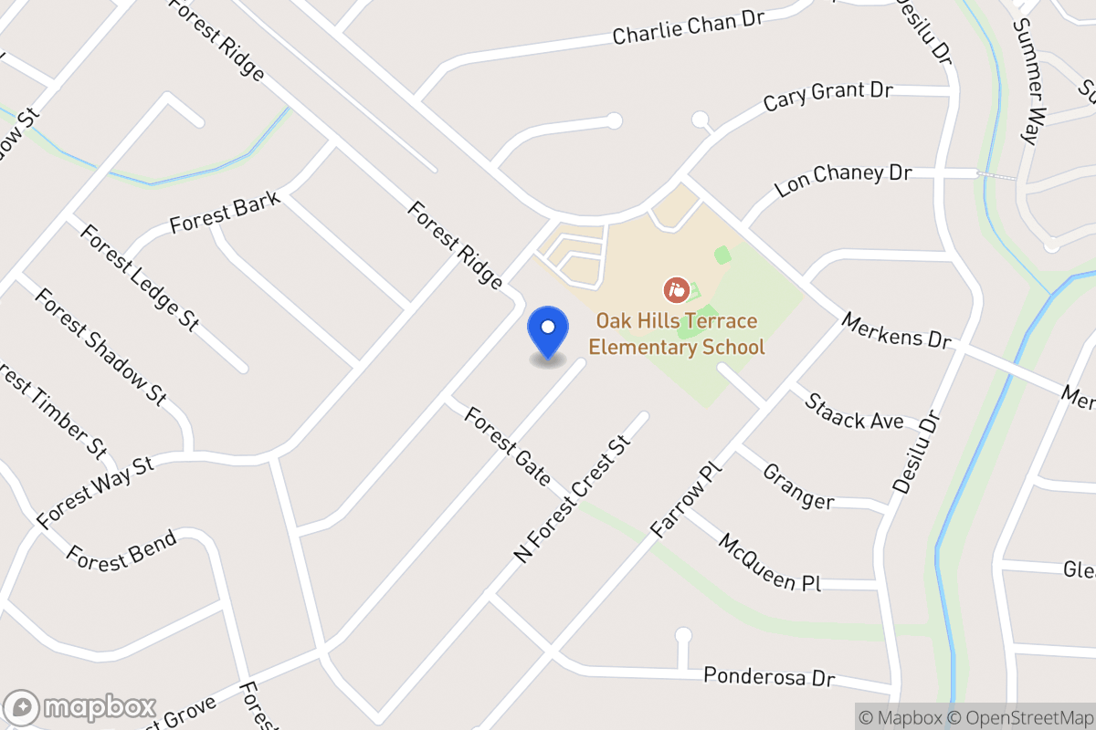 Map of 7019  Forest Grv